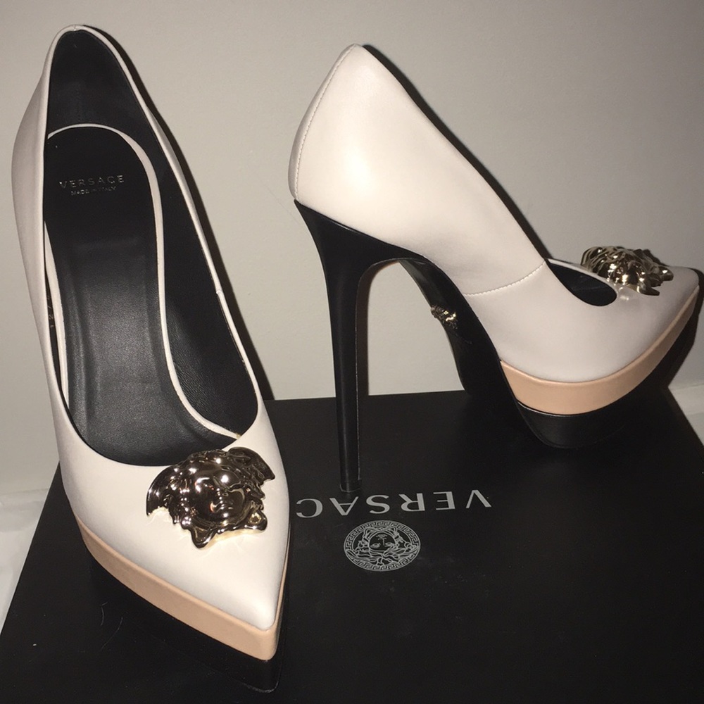 Versace platform heels